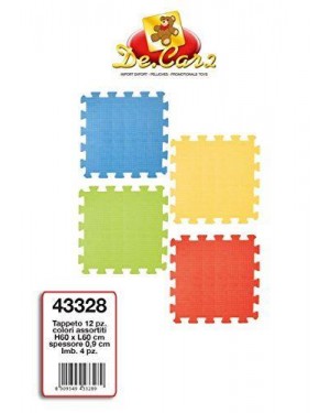decar 2 43328 tappeto 60x60 cm da 4 pz 0,9m