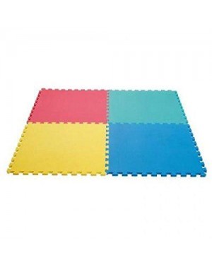 giocheria rdf85019 maxi tappeto 4 pezzi da cm.60x60 colorati