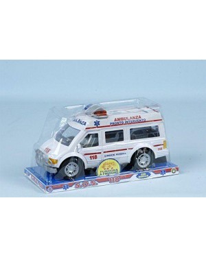 supertoys 7349 auto ambulanza a frizione cm 30