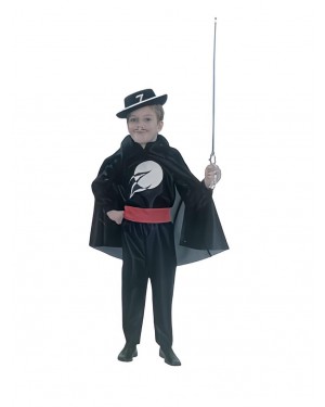 Costume Zorro 4/6 Tg S
