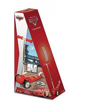 simba 7600450185 monopattino tre ruote twist disney cars