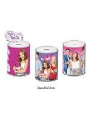 cartabilia mc255 violetta salvadanaio in latta cm 11x12