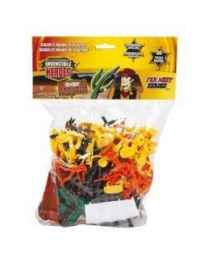 GIOCHERIA RDF50792 far west busta 50 pezzi personaggi e carovana