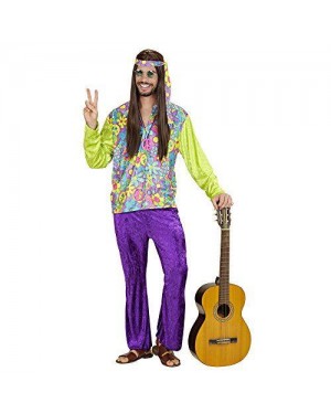 WIDMANN 3541Y costume hippie uomo velluto m