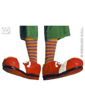 widmann 3445n calze clown bambino rigate fluorescenti cm 68