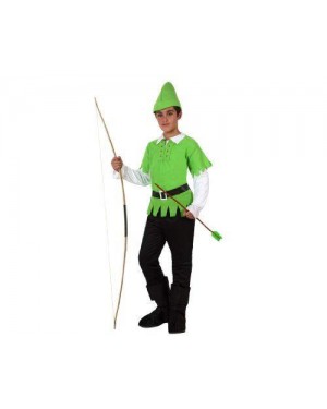 Costume Da Arciere Dei Boschi T1 3-4 Anni robin