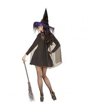 WIDMANN 02361 costume strega glimmer viola s con cappello