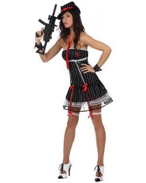 ATOSA 10437 costume gangster sexy , adulto t-2