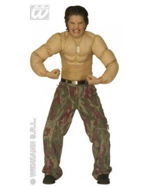 WIDMANN 42946 camicie super muscoli 5/7 128cm misura bambino