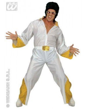 Costume Elvis The King Xl Con Ricami In Pailettes