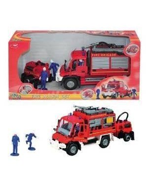 simba 2038260000 kids mate unimog vigili fuoco spruzza acqua c/luci