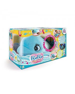 imc toys 7031im peluche interattivo delfino blu blu