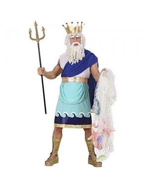 WIDMANN 73601 costume poseidone s tunica con corona