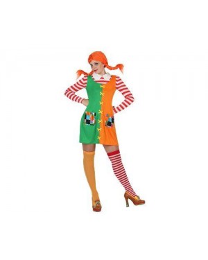 ATOSA 19488 COSTUME PIPPI CALZELUNGHE T1 XS\S