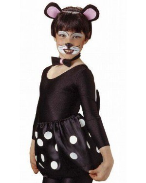 widmann 2602a costume topina set travestimento con orecchie, far