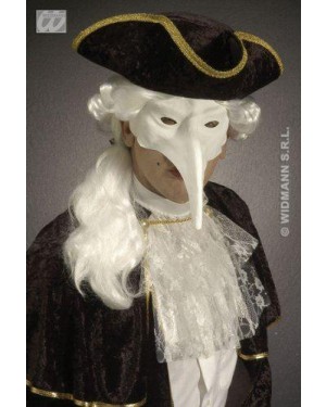 MASCHERA VENEZIANA BIANCA DA DIPINGERE PVC