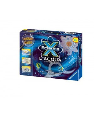 ravensburger 18791 science x mini - l acqua 6 esperimenti