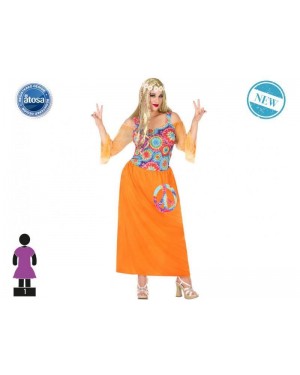 ATOSA 56485 costume hippie t-4