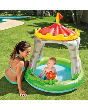 INTEX G57122 GONF PISCINA CASTELLO C/PARASOLE 122X122
