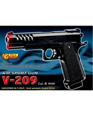 villa giocattoli v209 pistola v 209 11 colpi mm 6