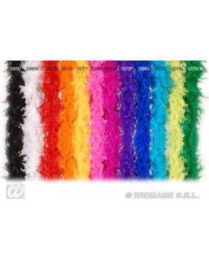 widmann 0371a boa in piume arancio cm 180