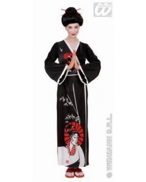 WIDMANN 58201 costume geisha s kimono, cintura, bacchette