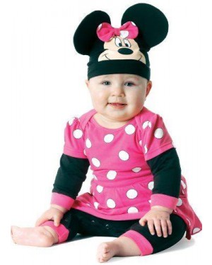 playmama bymi74 pigiama minnie 6/12 mesi baby