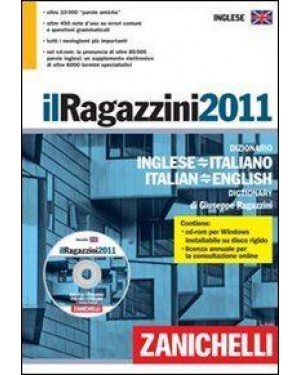 ZANICHELLI EDITORE  dizionario inglese italiano ragazzini 2011 c/cd