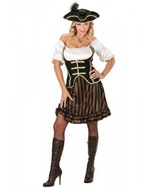 WIDMANN 06881 costume capitano s pirata vestito con corsetto, ca