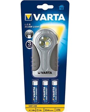 VARTA  torcia silver led con batterie