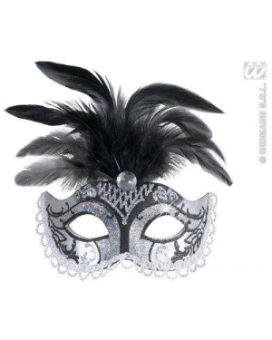 WIDMANN 6584N maschera domini glitter canal grande con gemm