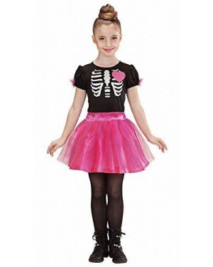 WIDMANN 02217 costume scheletro ballerina rosa 8/10