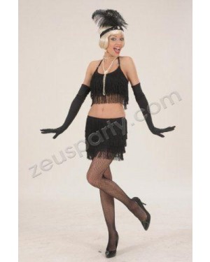 WIDMANN 89912 costume charleston top e gonna m neri
