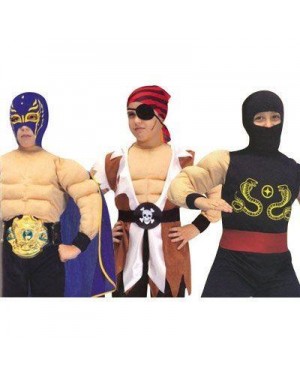 CIAO 10080 costume tre in uno muscoli 4-6 anni