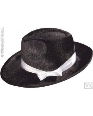 widmann 2902b cappello gangster nero velluto