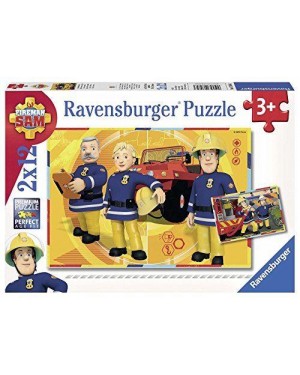 RAVENSBURGER 07584 puzzle 2x12 sam il pompiere 3+