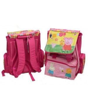 accademia 140850 zaino estensibile scuola peppa pig