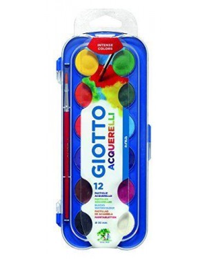 SCATOLA 12 ACQUERELLI GIOTTO