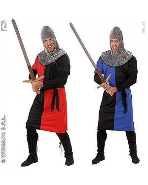 Costume Guerriero Medievale M In 4 Colori Con Capp