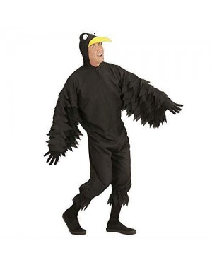 WIDMANN 05642 costume corvo m costume con cappuccio e maschera