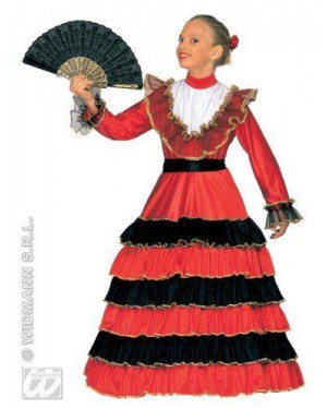 Costume Spagnola Senorita 8/10 Cm 140