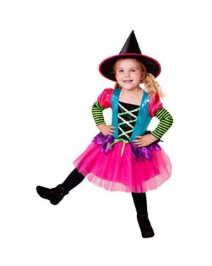 WIDMANN 07475 costume strega tutu multicolor 4/5 116cm