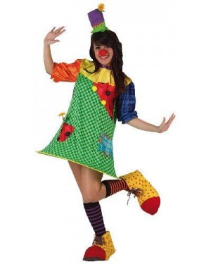 Costume Clown T-2 M/L Donna