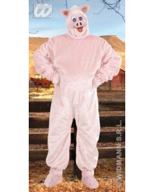 Costume Maiale In Peluche T.U.