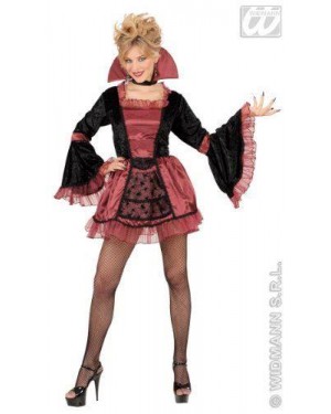 Costume Vampira Gotica Corto M