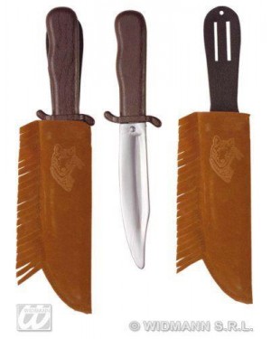 COLTELLI INDIANO CON FODERO SCAMOSCIATO