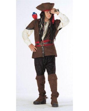 CLOWN 71197 costume pirata caraibi m velluto