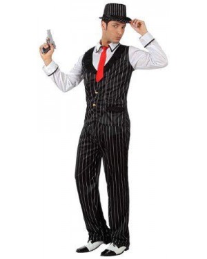 Costume Mafioso C/Gilet T-3 Gangster
