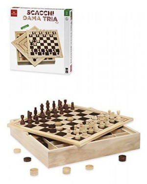 DAL NEGRO 53909.0 scacchi dama tria top cm.36