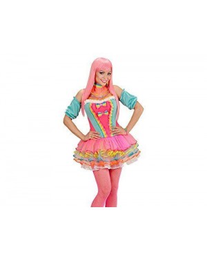 WIDMANN 49481 costume rainbow girl tutu m